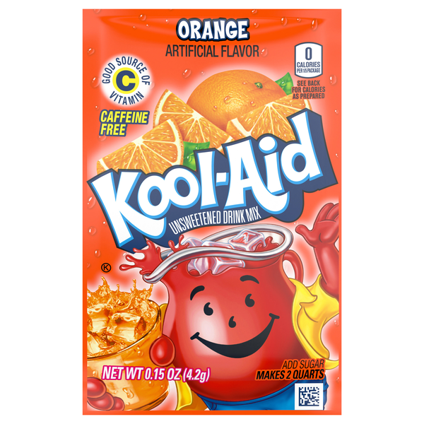 Kool-Aid Unsweetened Orange Drink Mix