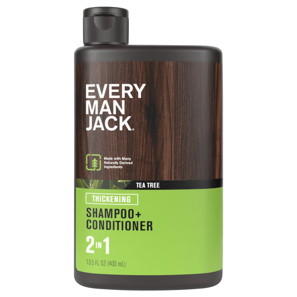 Every Man Jack Tea Tree 2-in-1 Thickening Shampoo & Conditioner