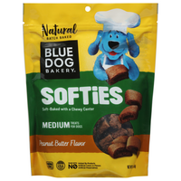 Blue Dog Bakery Natural Softies Peanut Butter Medium Soft-Baked Dog Treats