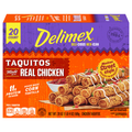 Delimex White Meat Chicken Corn Taquitos - 20 ct Frozen