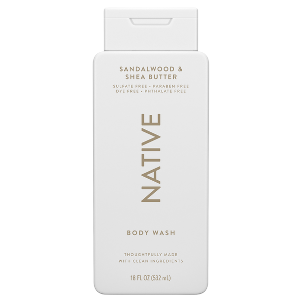 Native Sandalwood & Shea Butter Body Wash