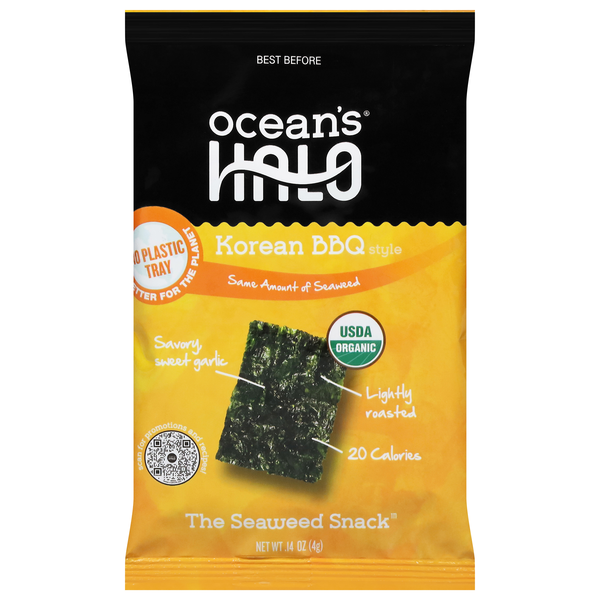 Save on Ocean's Halo Korean BBQ Seaweed Snack Order Online Delivery Giant