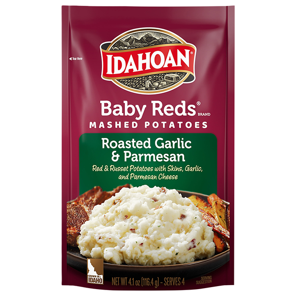 Idahoan Roasted Garlic & Parmesan Baby Reds Mashed Potatoes