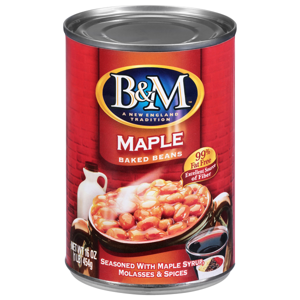 B&M 99% Fat Free Maple Baked Beans