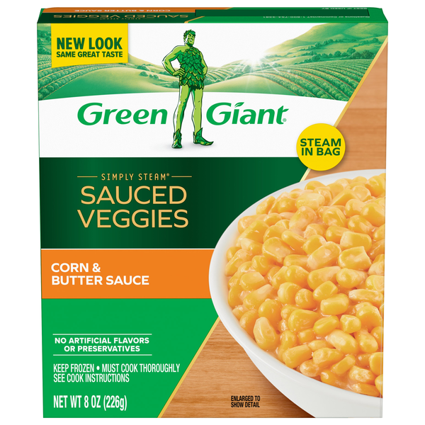 Green Giant Simply Steam Lightly Sauced Corn & Butter Frozen