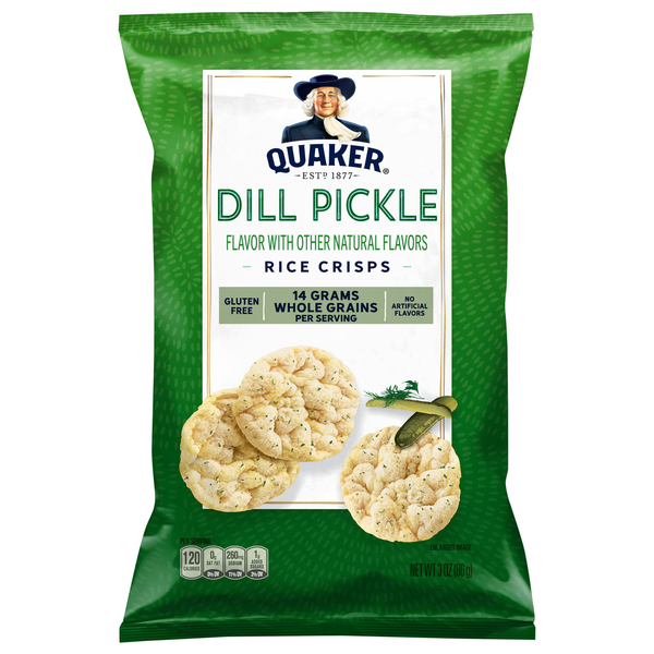 Quaker Dill Pickle Rice Crisps