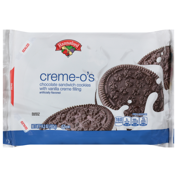 Hannaford Creme-O's Chocolate Sandwich Cookies