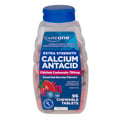 CareOne Extra Strength Calcium Antacid Berry Flavors Tablets Gluten Free