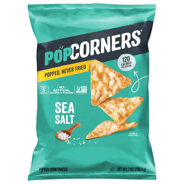 PopCorners Gluten Free Sea Salt Popped Corn Snack