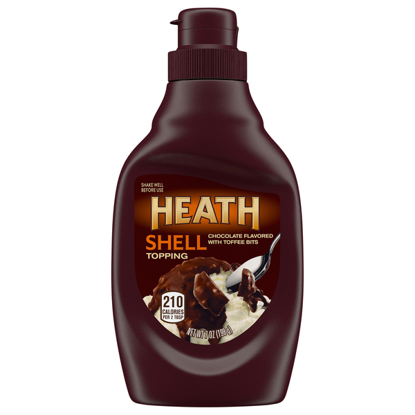 Heath Shell Topping Chocolate Flavored
