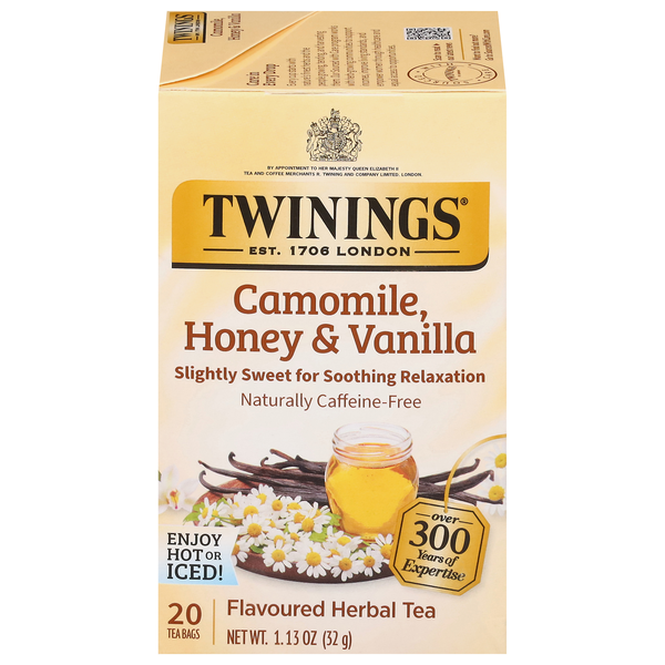 Save on Twinings Caffeine Free Camomile Honey Vanilla Herbal Tea Bags
