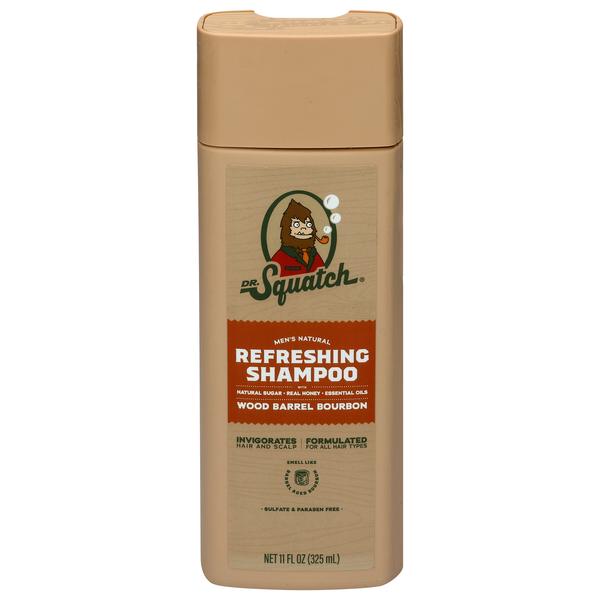 Dr. Squatch Wood Barrel Bourbon Refreshing Shampoo