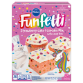 Pillsbury Funfetti Strawberry Cake & Cupcake Mix with Candy Bits