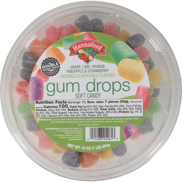 Hannaford Gum Drops Candy