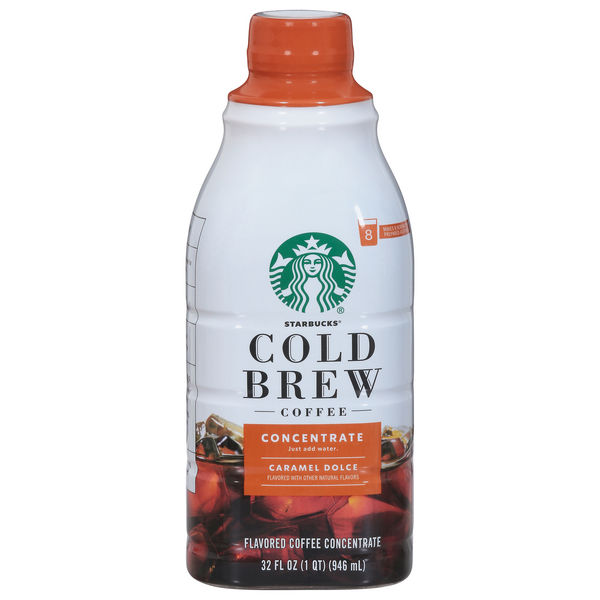 Save on Starbucks Cold Brew Coffee Concentrate Caramel Dolce Order