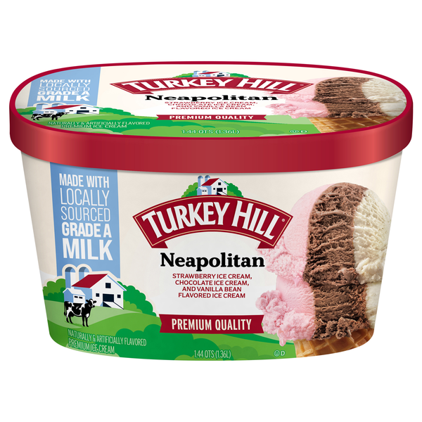 Turkey Hill Neapolitan Vanilla Chocolate & Strawberry Ice Cream