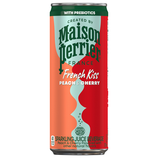 Maison Perrier French Kiss Peach & Cherry Sparkling Juice Beverage