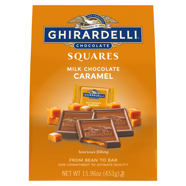 Ghirardelli Caramel Milk Chocolate Candy Squares
