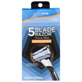 CareOne Motion Sphere 5 Blade Razor + Trimmer Blade with Lubricating Strip
