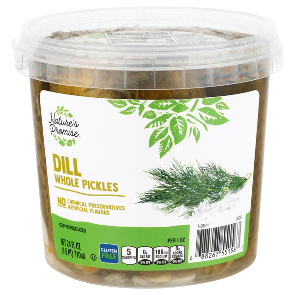 Nature's Promise Whole Dill Pickles Refrigerated