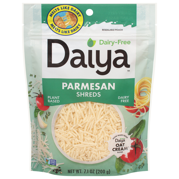 Daiya Dairy Free Plant-Based Vegan Shredded Parmesan