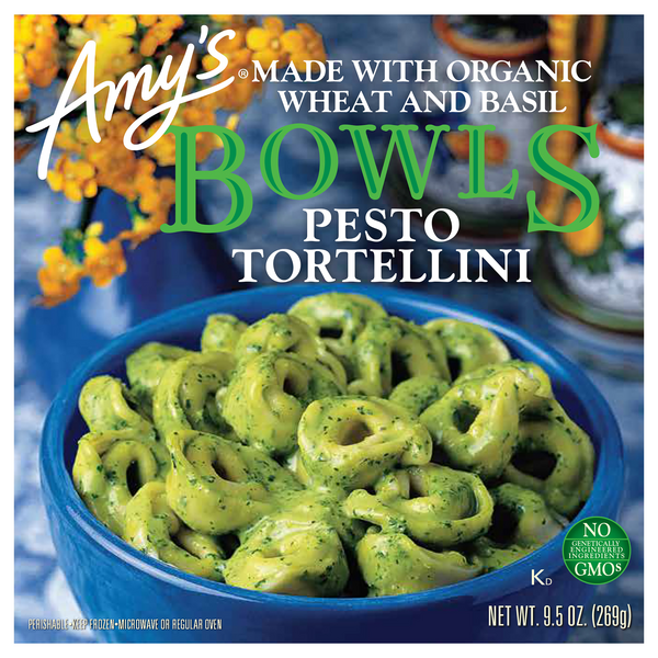 Amy's Bowls Organic Pesto Tortellini Frozen Meal