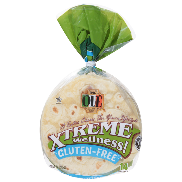 Ole Xtreme Wellness! Gluten Free Street Taco Tortillas 4.5 Inch - 14 ct