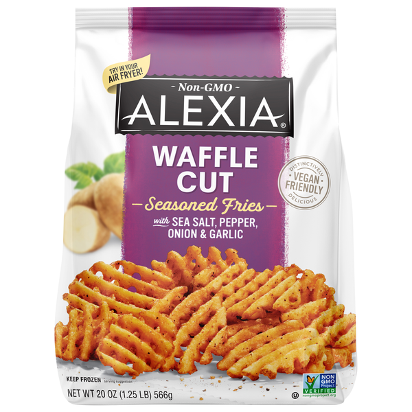 Alexia Seasoned Waffle Cut Fries Frozen