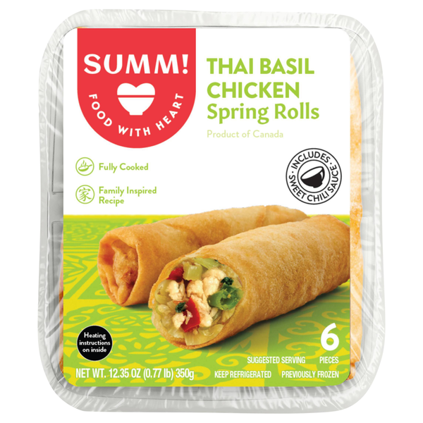 SUMM! Thai Basil Chicken Gyoza Dumplings - 6 ct Refrigerated