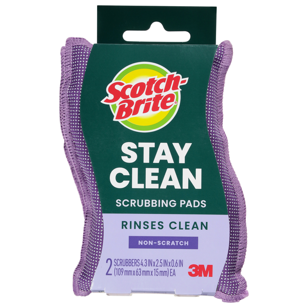 Scotch-Brite Stay Clean Scrubbers