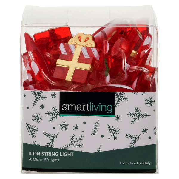 Save on Smart Living Holiday LED Icon String Lights Gift Boxes Indoor