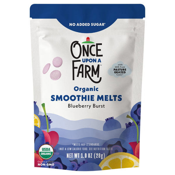Once Upon a Farm Organic No Added Sugar Blueberry Burst Smoothie Melts