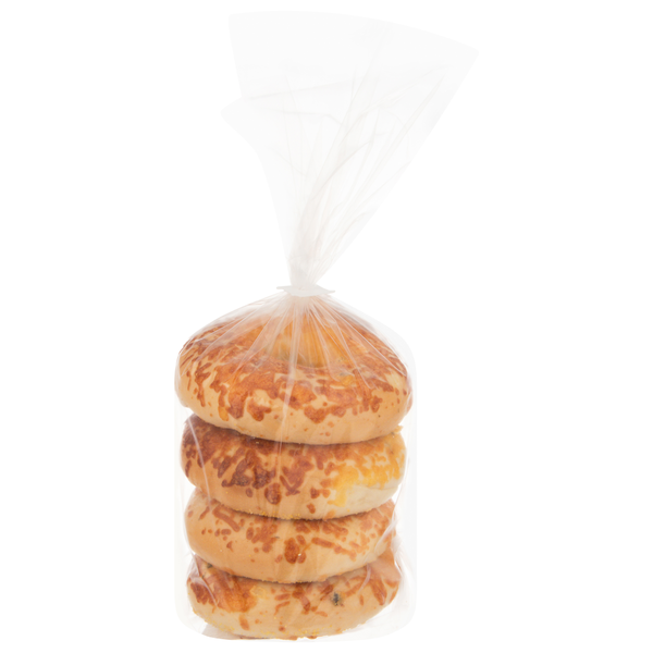 Hannaford Bakery Unsliced Jalapeno Cheddar Bagels - 4 ct