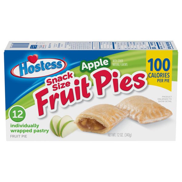 Hostess Snack Size Apple Fruit Pies - 12 ct
