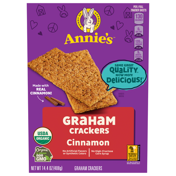 Annie's Organic Cinnamon Graham Crackers