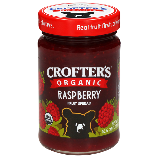 Crofter's Premium Organic Seedless Raspberry Fruit Spread
