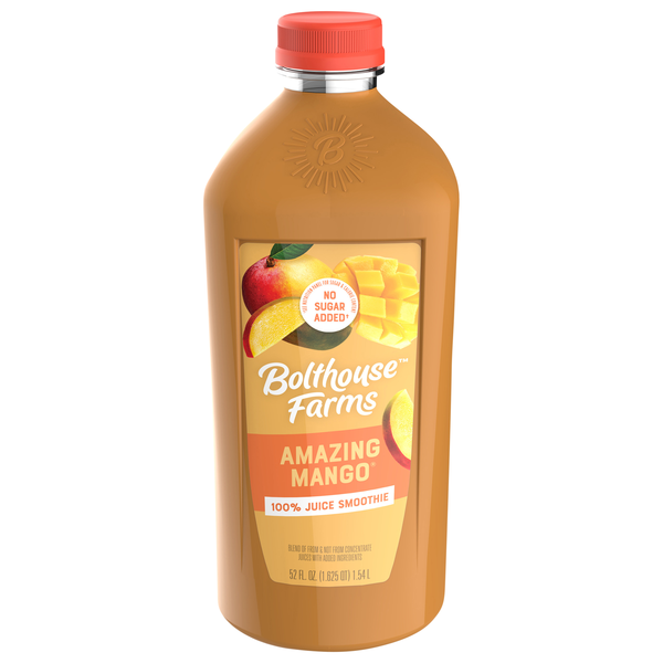 Bolthouse Farms Amazing Mango 100% Fruit Juice Smoothie Fresh