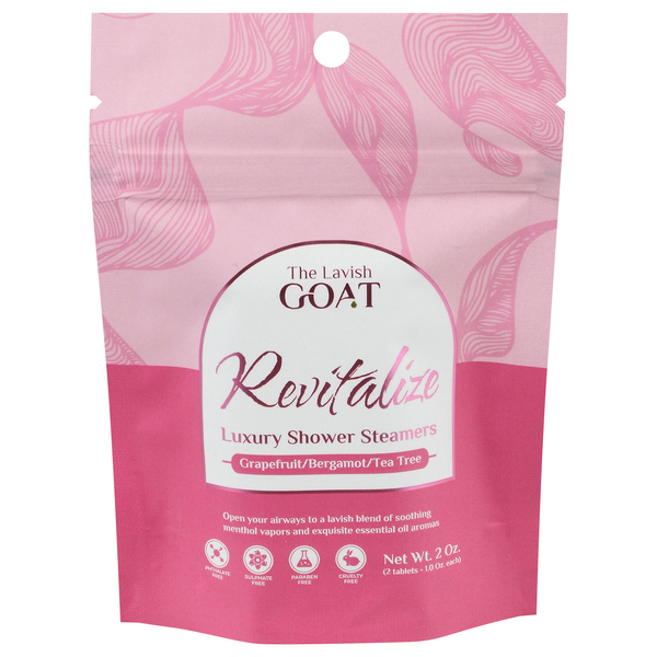 The Lavish Goat Revitalize Grapefruit Bergamot & Tea Tree Shower Steamers