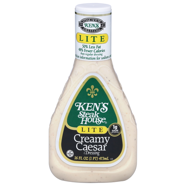 Ken's Steak House Lite Creamy Caesar Dressing