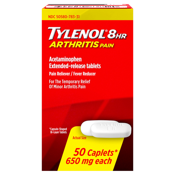 Save on Tylenol 8 Hr Arthritis Pain Relief Acetaminophen 650 mg Tablets Order Online Delivery