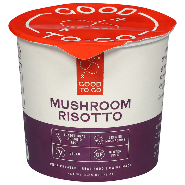 Good To-Go Gluten Free Mushroom Risotto