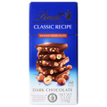 Lindt Classic Recipe Whole Hazelnuts Dark Chocolate Candy Bar