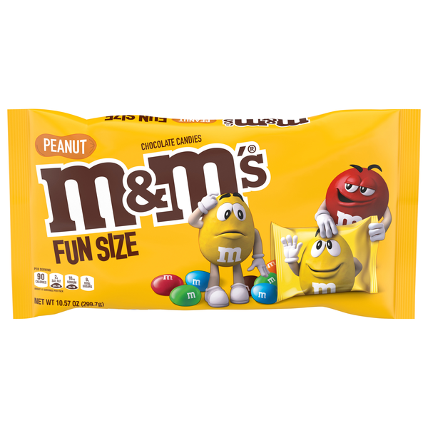 M&M's Peanut Milk Chocolate Candy Fun Size
