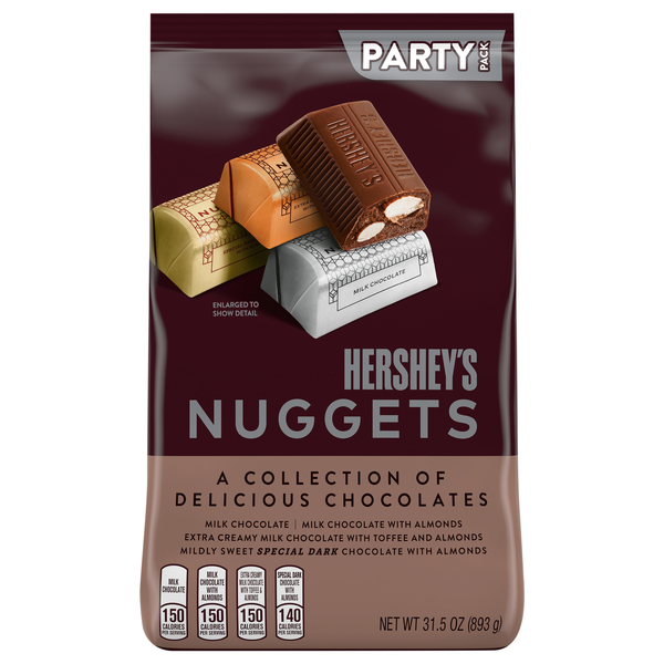 Hershey's Nuggets Chocolate Candy Assortment Party Pack