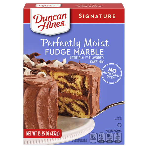 Duncan Hines Signature Perfectly Moist Fudge Marble Cake Mix