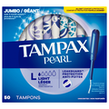 Tampax Pearl Unscented Light Tampons