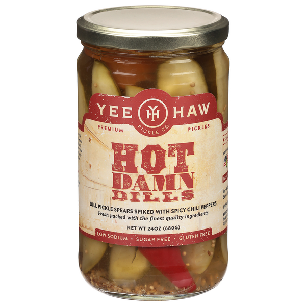 Save on YeeHaw Pickle Co. Premium Hot Damn Dills Pickle Order Online