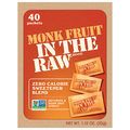 Monk Fruit In The Raw Zero Calorie Sweetener Packets with Erythritol