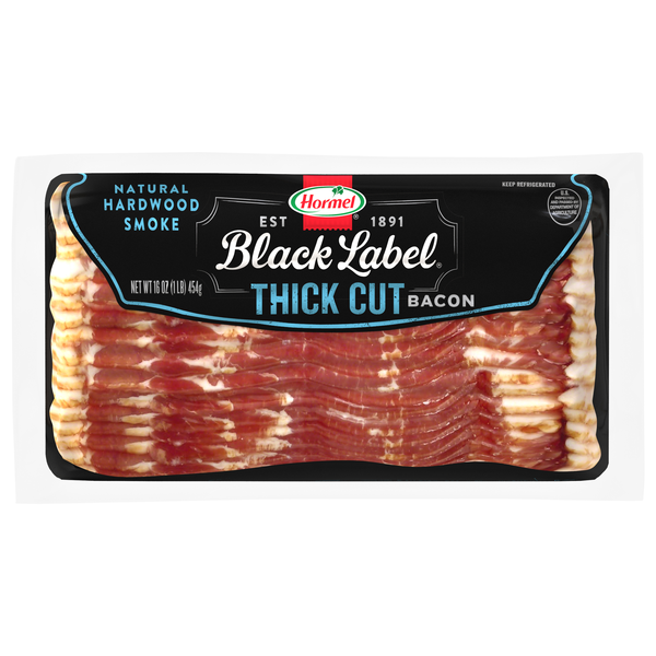 Hormel Black Label Hardwood Smoked Thick Cut Bacon Sliced