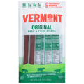 Vermont Smoke & Cure Original 6g Protein Beef & Pork Sticks - 6 ct